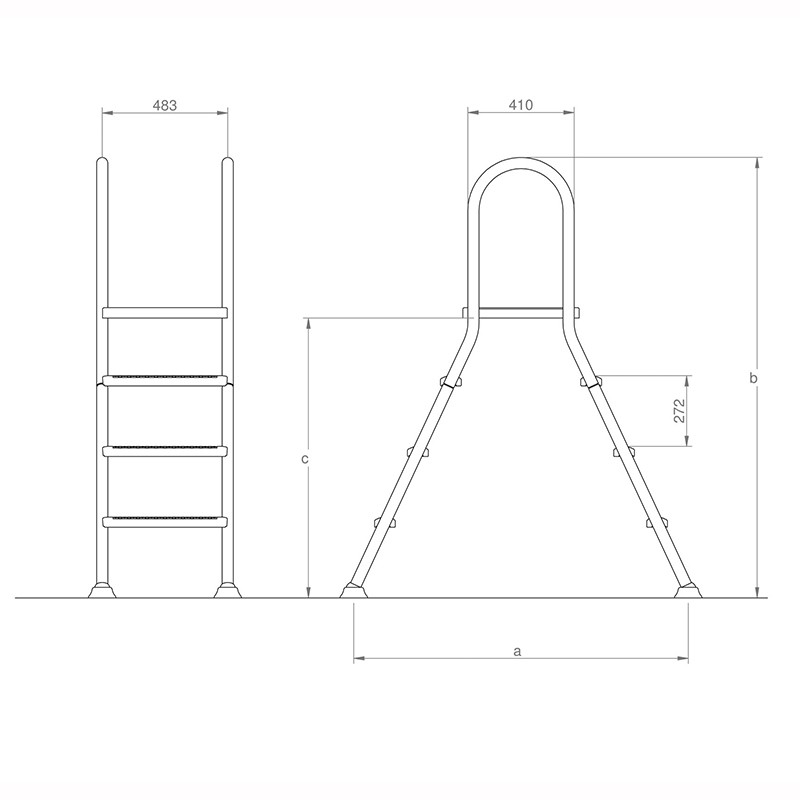 SCALA PONTE INOX